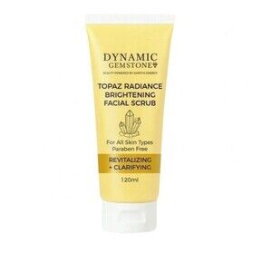 Dynamic Gemstone Topaz Radiance Brightening Facial Scrub Paraben Free 120ml